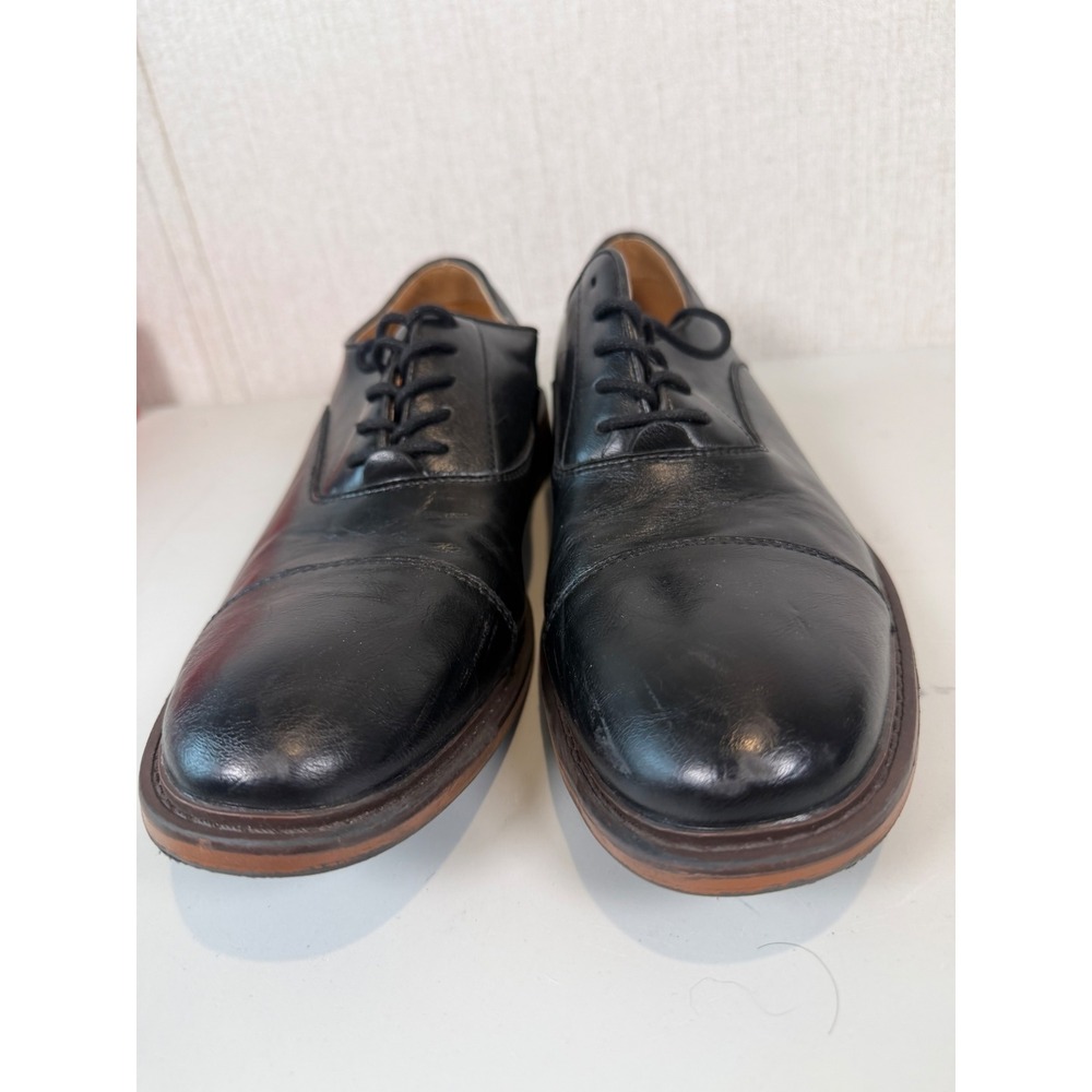 Goodfellow & Co Men's Joseph Black Leather Oxford Cap Toe Dress Shoes Size 8.5